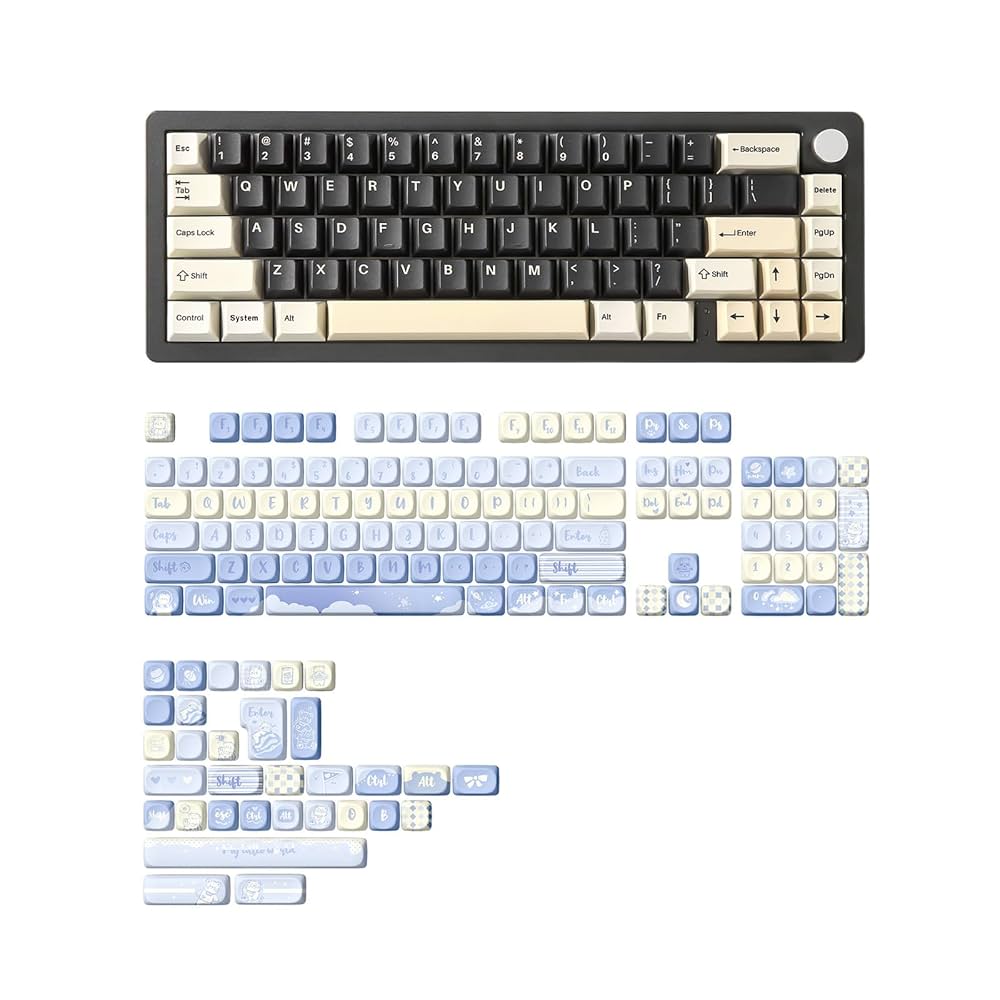YUNZII AL66(ブラック) Amazon.com: YUNZII AL66 Wireless Mechanical Keyboard(Milk